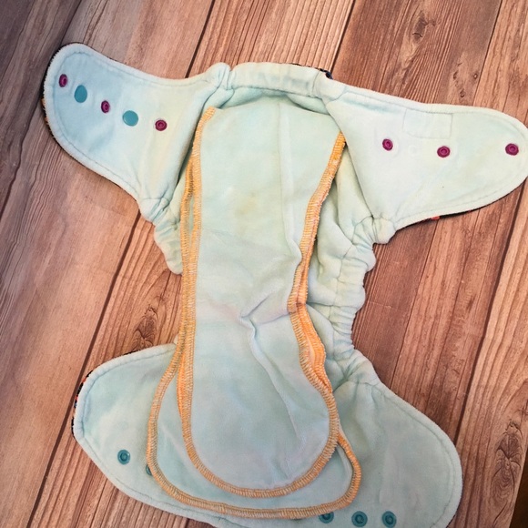 Twinkie tush fusion diaper colorful print fitted cloth diaper - Picture 4 of 9